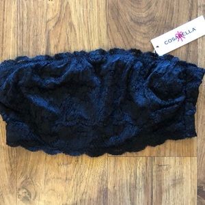Cosabella lace bandeau strapless bra